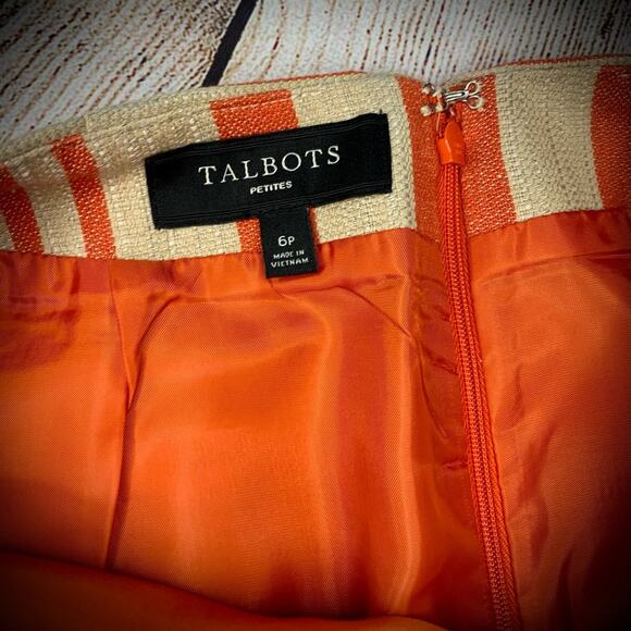 Talbots skirt VGUC size 6P fully lined - Picture 4 of 5